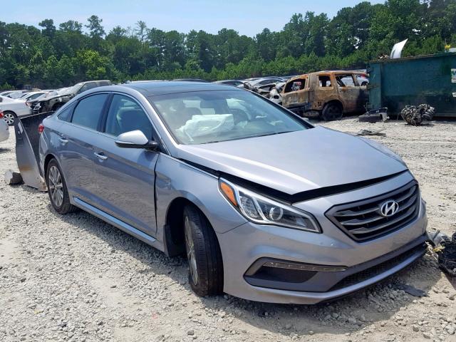 5NPE34AF9GH313844 - 2016 HYUNDAI SONATA SPO SILVER photo 1