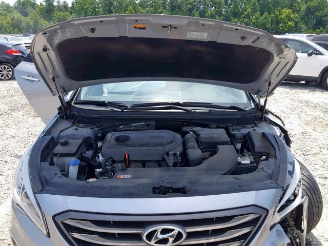 5NPE34AF9GH313844 - 2016 HYUNDAI SONATA SPO SILVER photo 7