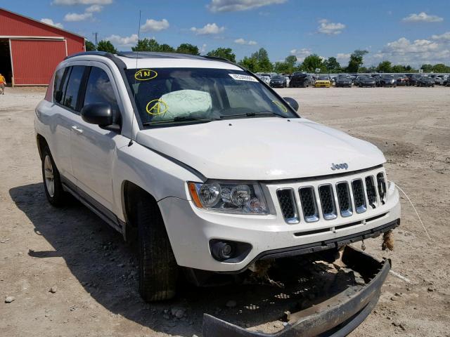 1J4NF4FB2BD275265 - 2011 JEEP COMPASS WHITE photo 1