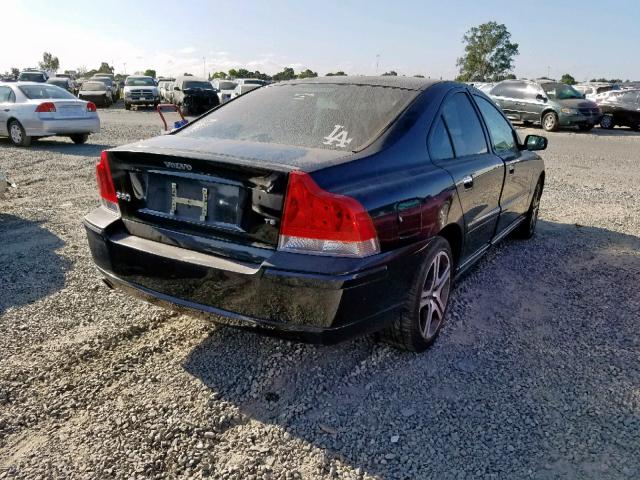 YV1RS547662553166 - 2006 VOLVO S60 T5 BLACK photo 4