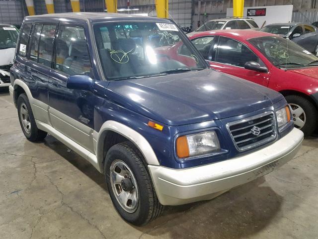 JS3TD21V4V4108405 - 1997 SUZUKI SIDEKICK S BLUE photo 1