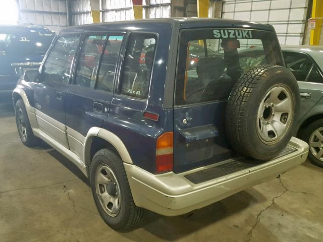 JS3TD21V4V4108405 - 1997 SUZUKI SIDEKICK S BLUE photo 3