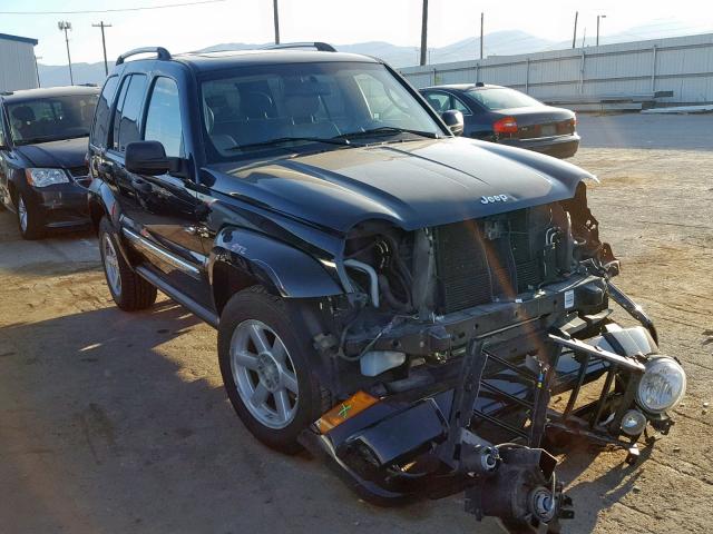 1J4GL58K97W713411 - 2007 JEEP LIBERTY LI BLACK photo 1