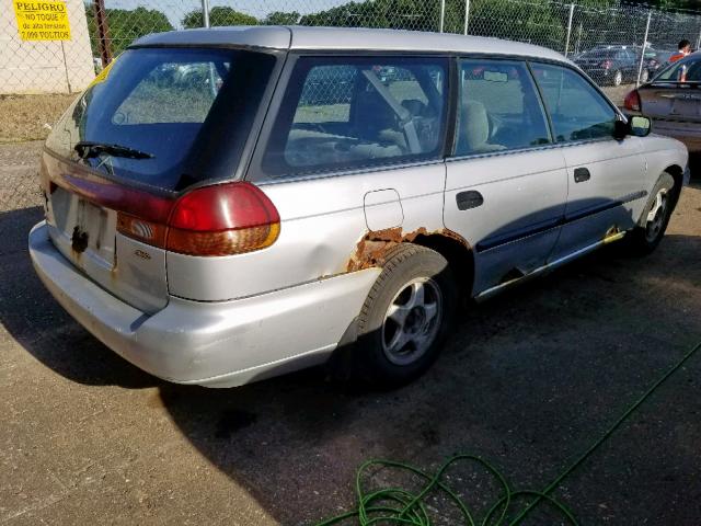 4S3BK435XV7309765 - 1997 SUBARU LEGACY L SILVER photo 4