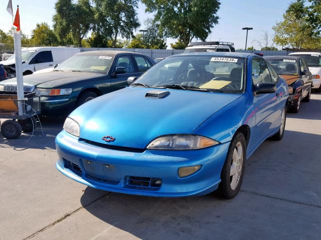 3G1JF12T5WS843895 - 1998 CHEVROLET CAVALIER Z BLUE photo 2