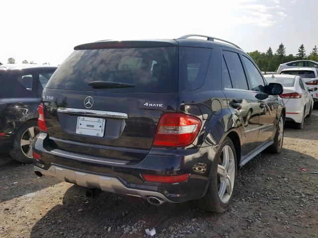 4JGBB7CB1AA532406 - 2010 MERCEDES-BENZ ML 550 4MA BLACK photo 4