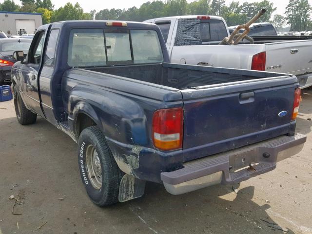 1FTCR14A4VPB36447 - 1997 FORD RANGER SUP BLUE photo 3