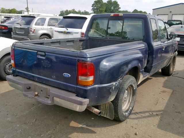 1FTCR14A4VPB36447 - 1997 FORD RANGER SUP BLUE photo 4