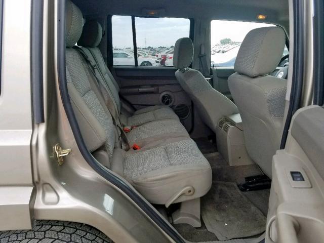 1J8HG48N66C191171 - 2006 JEEP COMMANDER 棕色 照片 6