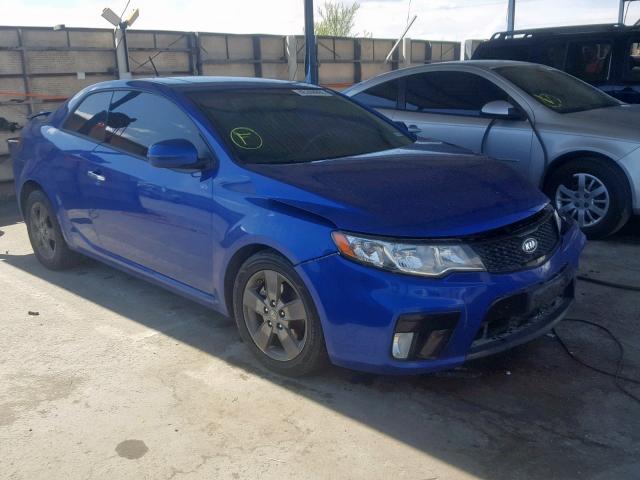 KNAFU6A26C5623077 - 2012 KIA FORTE EX BLUE photo 1