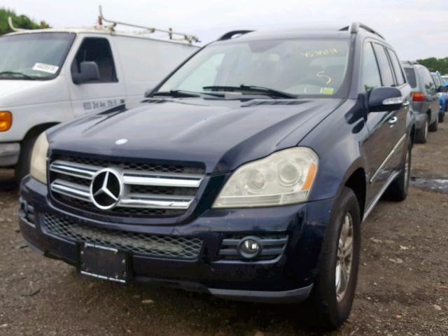 4JGBF71E47A162966 - 2007 MERCEDES-BENZ GL 450 4MA BLUE photo 2