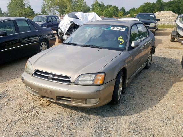 4S3BE645XY7207694 - 2000 SUBARU LEGACY GT TAN photo 2