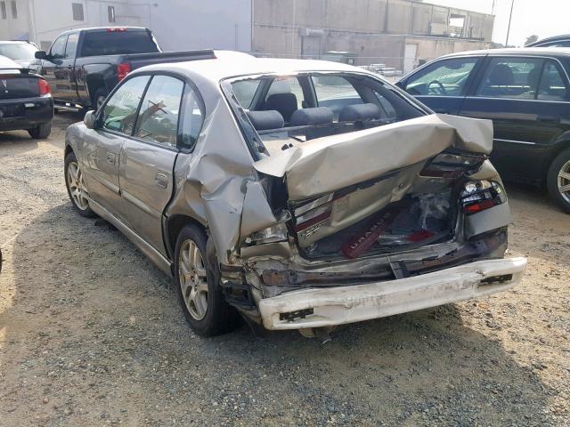 4S3BE645XY7207694 - 2000 SUBARU LEGACY GT TAN photo 3