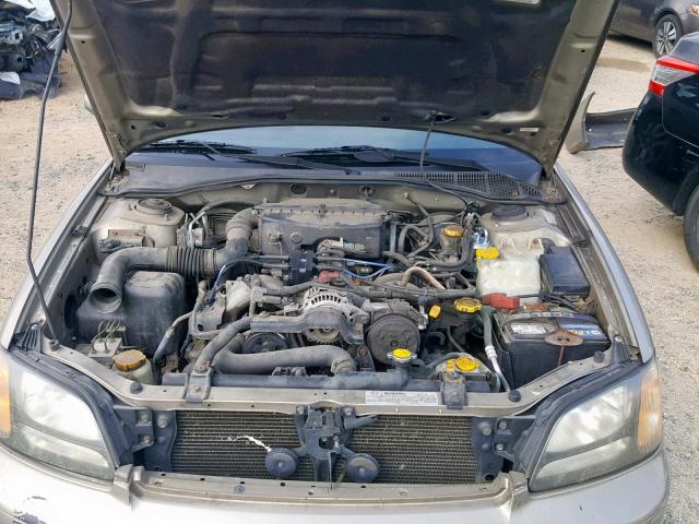 4S3BE645XY7207694 - 2000 SUBARU LEGACY GT TAN photo 7