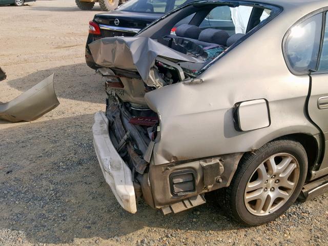 4S3BE645XY7207694 - 2000 SUBARU LEGACY GT TAN photo 9