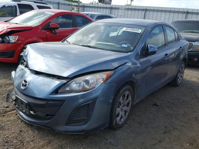 JM1BL1SF2A1284010 - 2010 MAZDA 3 I BLUE photo 2