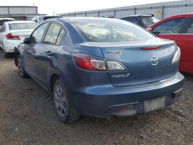 JM1BL1SF2A1284010 - 2010 MAZDA 3 I BLUE photo 3