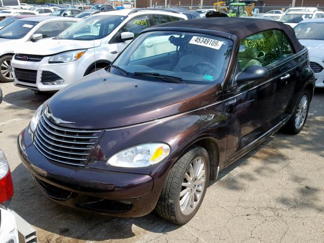 3C3AY75S55T701048 - 2005 CHRYSLER PT CRUISER BURGUNDY photo 2