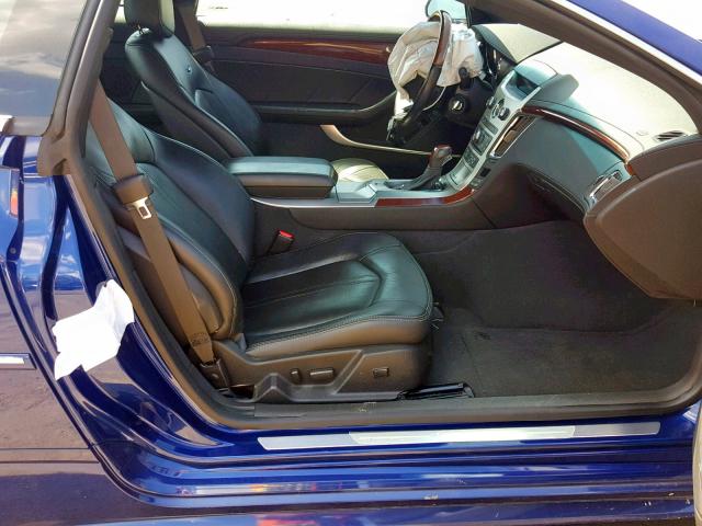 1G6DS1E3XC0104300 - 2012 CADILLAC CTS PREMIU BLUE photo 5