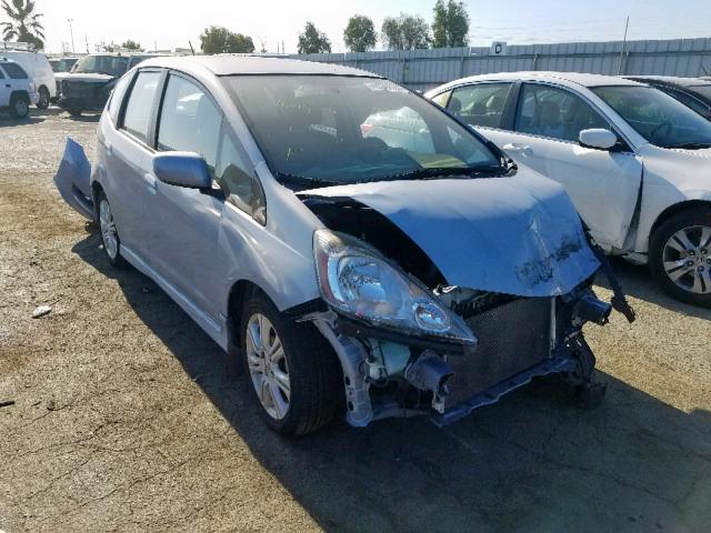 JHMGE884X9S064360 - 2009 HONDA FIT SPORT SILVER photo 1