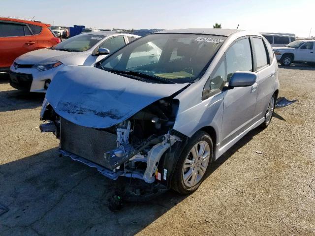 JHMGE884X9S064360 - 2009 HONDA FIT SPORT SILVER photo 2