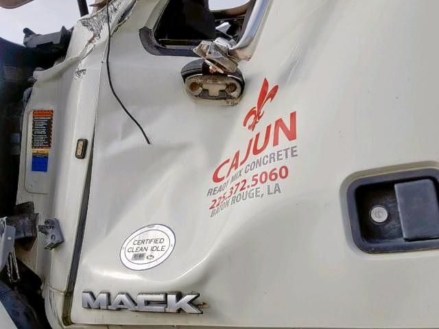 1M2AX13C7FM028497 - 2015 MACK 800 GU800 WHITE photo 10