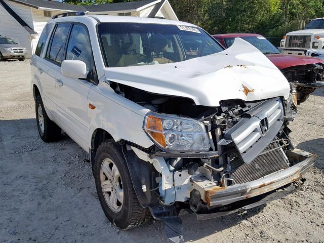 5FNYF18258B046692 - 2008 HONDA PILOT VP WHITE photo 1