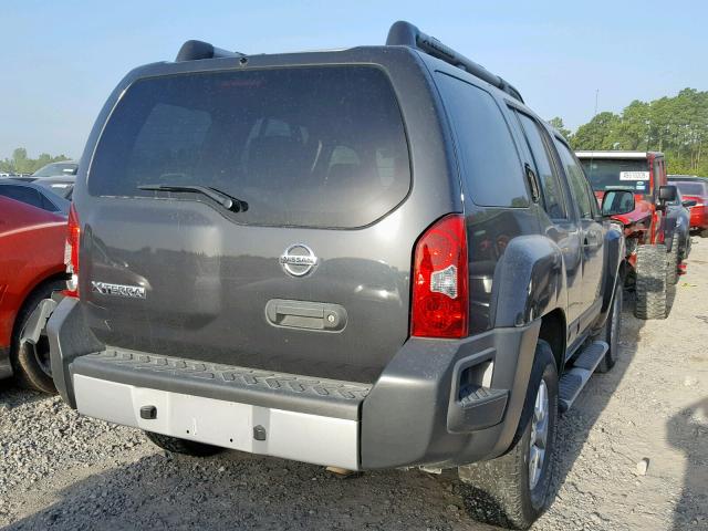 5N1AN0NU8EN814419 - 2014 NISSAN XTERRA X GRAY photo 4