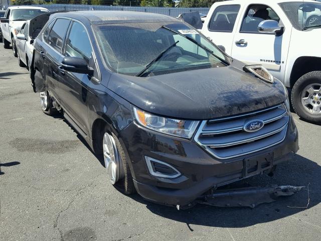 2FMPK3J94GBC07518 - 2016 FORD EDGE SEL BLACK photo 1