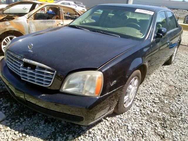 1G6KD54Y95U113314 - 2005 CADILLAC DEVILLE BLACK photo 2