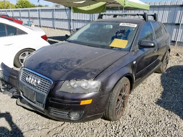 WAUNF78P77A091462 - 2007 AUDI A3 2.0 PRE CHARCOAL photo 2