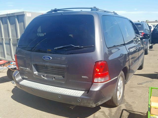 2FMDA52255BA00328 - 2005 FORD FREESTAR S GRAY photo 4