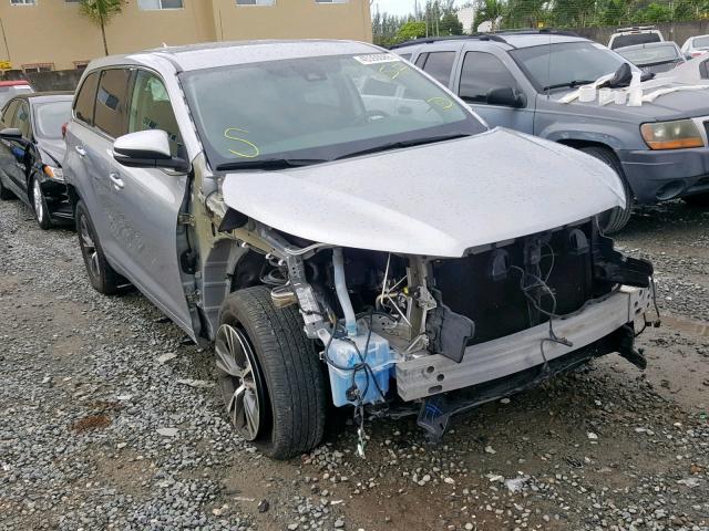 5TDZZRFH1JS241241 - 2018 TOYOTA HIGHLANDER SILVER photo 1