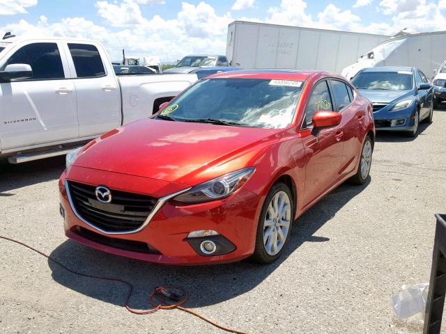 JM1BM1W3XE1212121 - 2014 MAZDA 3 GRAND TO RED photo 2