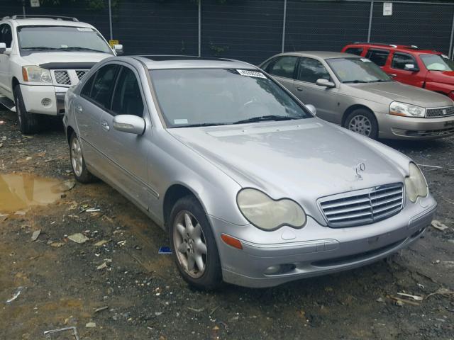 WDBRF61J62F289643 - 2002 MERCEDES-BENZ C 240 SILVER photo 1