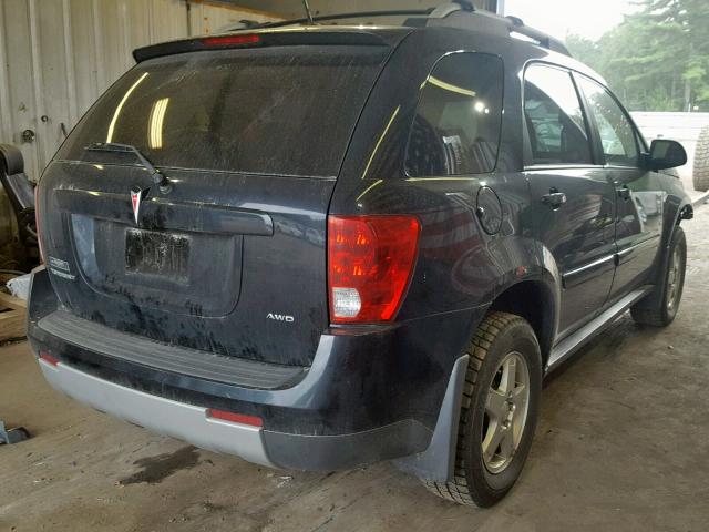 2CKDL43F086329213 - 2008 PONTIAC TORRENT BLACK photo 4