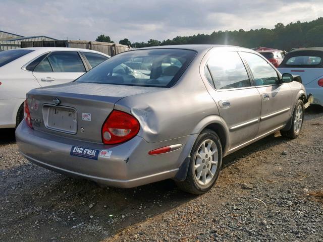 JN1CA31D61T824438 - 2001 NISSAN MAXIMA GXE GRAY photo 4