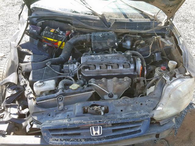 2HGEJ6440WH119918 - 1998 HONDA CIVIC DX BLACK photo 7