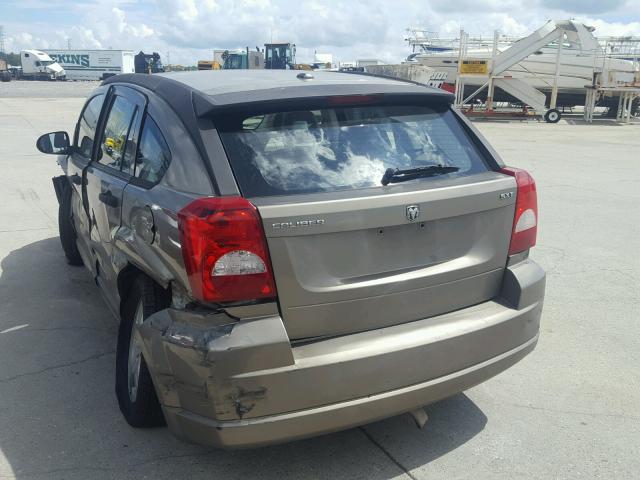 1B3HB48BX8D507276 - 2008 DODGE CALIBER SX GOLD photo 3