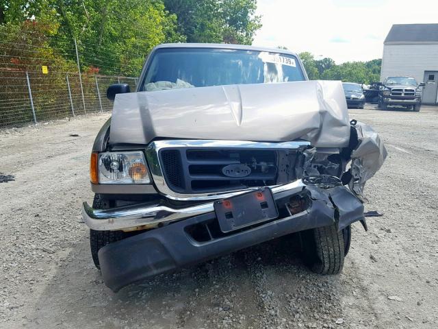 1FTYR44U74PA51294 - 2004 FORD RANGER SUP BEIGE photo 9