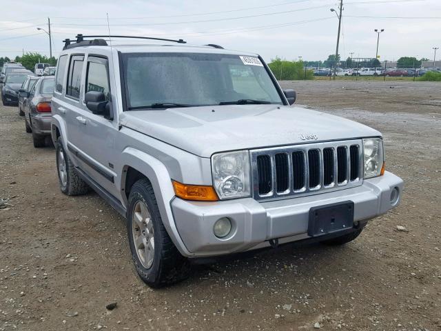 1J8HG48KX7C624238 - 2007 JEEP COMMANDER SILVER photo 1