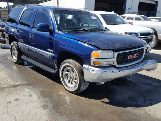 1GKEC13V03R294367 - 2003 GMC YUKON BLUE photo 1