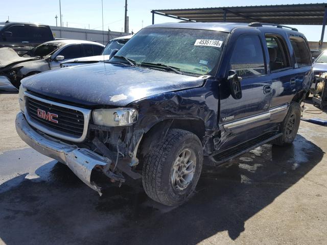 1GKEC13V03R294367 - 2003 GMC YUKON BLUE photo 2