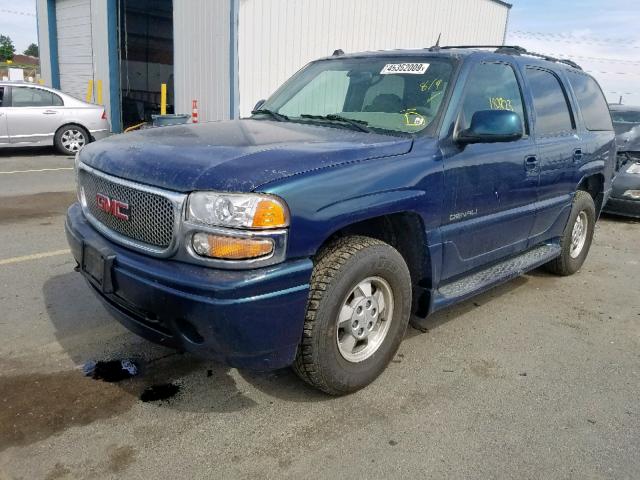 1GKEK63UX5J140919 - 2005 GMC YUKON DENA BLUE photo 2