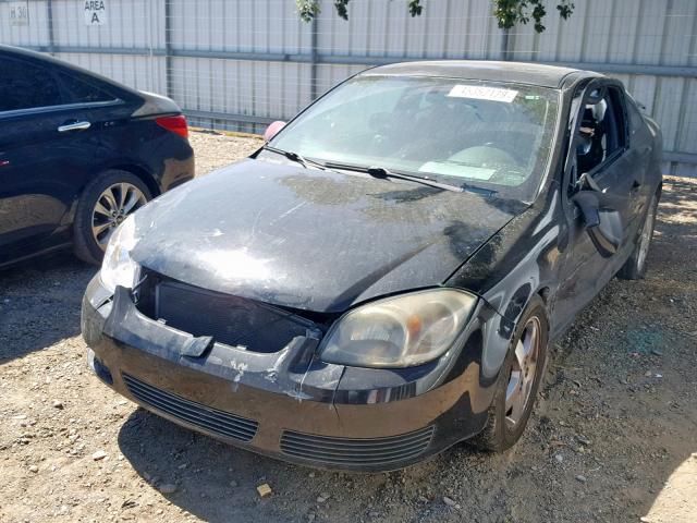 1G1AL18F067657268 - 2006 CHEVROLET COBALT LT BLACK photo 2