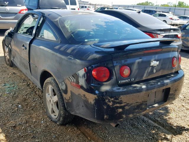 1G1AL18F067657268 - 2006 CHEVROLET COBALT LT BLACK photo 3