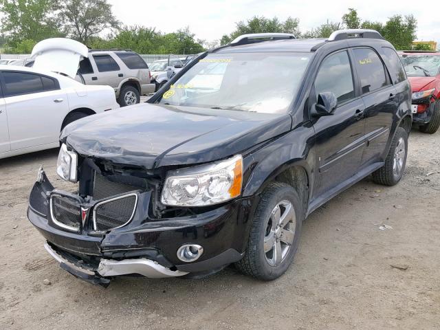 2CKDL43F186312923 - 2008 PONTIAC TORRENT BLACK photo 2