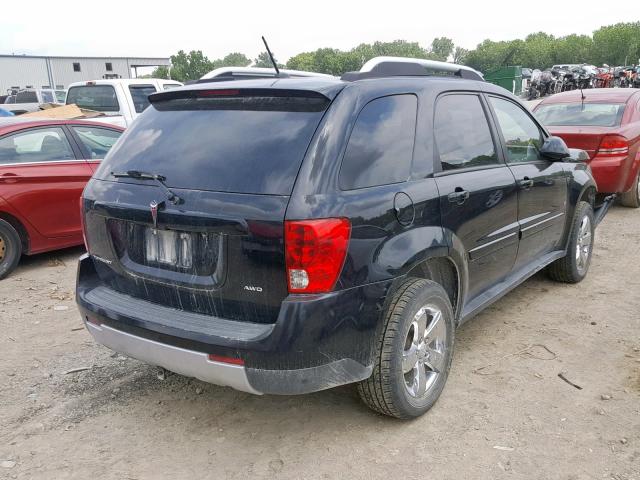 2CKDL43F186312923 - 2008 PONTIAC TORRENT BLACK photo 4