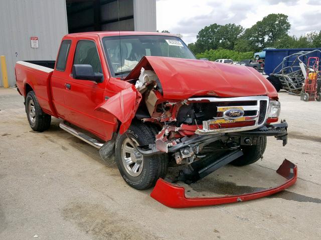 1FTYR15E38PB04794 - 2008 FORD RANGER SUP RED photo 1