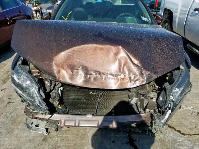 1HGCT2B85EA001344 - 2014 HONDA ACCORD EXL BROWN photo 9